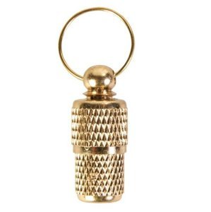 Trixie - Медальон-адресник Трикси капсула на ошейник золото (2278)