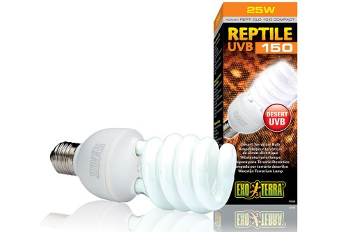 Exo Terra Repti Glo 10.0 - лампа Экзо Терра Репти Гло 10.0/25W=UVB150 Е27 (PT2189)