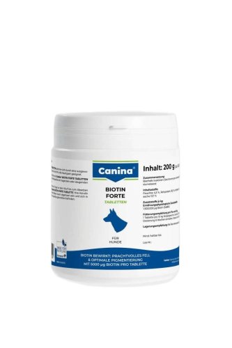 Canina Biotin forte - Каніна Біотин Форту інтенсивний курс для шерсті 200 г 60 таб (101108 AD)