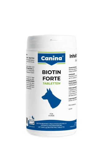 Canina Biotin forte - Канина Биотин Форте интенсивный курс для шерсти 600 г 210 таб (101115 AD)