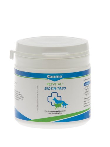 Canina PETVITAL Biotin-Tabs - таблетки Каніна з біотином для вибагливих собак і котів 100 г (702008 AD)
