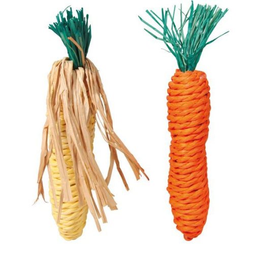 Trixie - набір іграшок Тріксі «Морква й кукурудза» 15 см (6192)