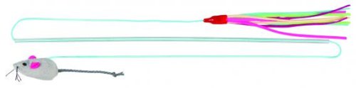 Trixie - паличка Тріксі подвійна з мишкою й стрічками 40 см (45746)