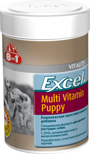 8 in 1 Excel Multi Vit-Puppy - мультивітаміни 8 в 1 Ексель для щенят 100 табл (660433/108634)