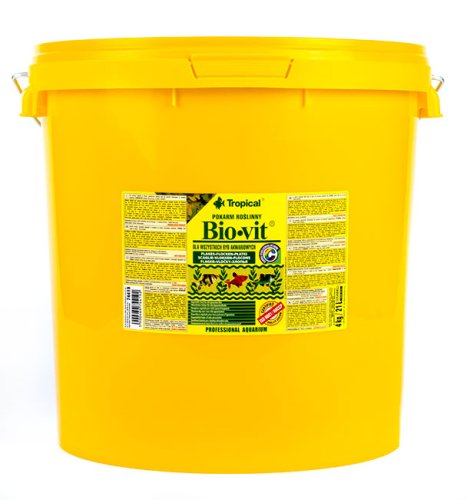Tropical Bio-vit - корм Тропікал Біо-Кручений у вигляді пластівців для всіх видів акваріумних риб 21 л / 4 кг (74419)