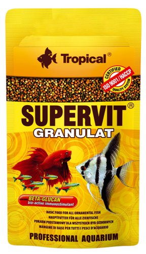 Tropical SuperVit Granulat - корм Тропікал Суперкручений у вигляді гранул для всіх видів риб 10 г (61401)