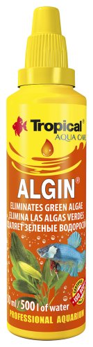 Tropical Algin - средство Тропикал Алгин для удаления водорослей в пресноводном аквариуме 50 мл на 500 л (33032)