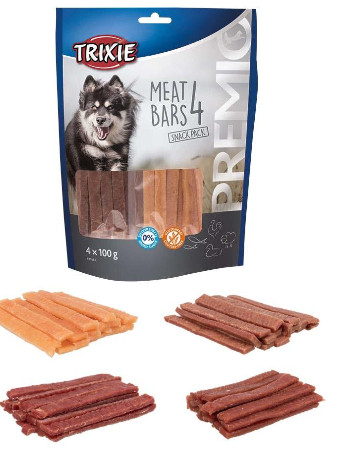 Trixie Premio 4 Meat Bars - ласощі Тріксі Преміо для собак 4 смаку 400 гр (31853)