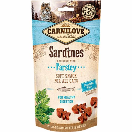 Carnilove Cat - ласощі Карнілав із сардиною й петрушкою для кішок 50 г (111377/7236)