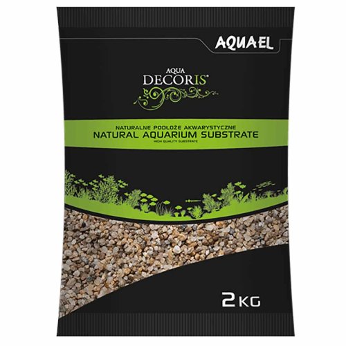 Aqua El - ґрунт Аква Ель для акваріумів натуральний 1,4-2,5 мм 2 кг (115467/246275)