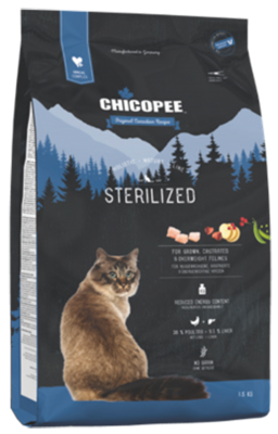 Chicopee HNL Sterilized - корм Чикопи Холистик для стерилизованных кошек 1,5 кг (018159)