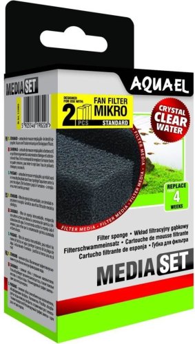 Вкладыш Aquael для внутреннего фильтра FAN-mikro Plus губка 2 шт (113903 /198226)