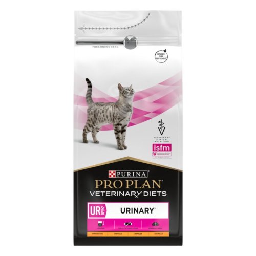 Сухий дієтичний корм PRO PLAN VETERINARY DIETS UR ST/OX Urinary для котів для розчинення та зниження утворення струвітних каменів 1,5 кг