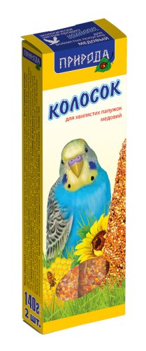 Природа - колосок «Медовый» для волнистых попугаев 140 г (PR740022)