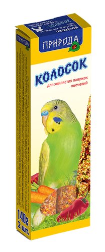 Природа - колосок «Овочевий» для хвилястих папуг 140 г (PR740023)