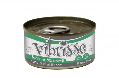 Vibrisse - консерви Вібрис із тунцем і корюшкою для кішок 70 г (A1018772)