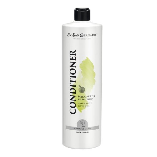 Iv San Bernard Green Apple - кондиционер Ив Сан Бернард «Зеленое яблоко» для длинной шерсти котов и собак  1 л (IV-8593)