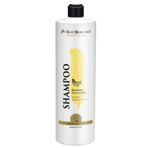 Iv San Bernard Banana - шампунь Верб Сан Бернард «Банан» для середньої вовни котів і собак 1 л (IV-8265)