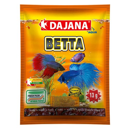 Dajana Betta - корм Даяна Бетта в виде хлопьев для петушков и других видов лабиринтовых рыб 80 мл (DP014S (5459))