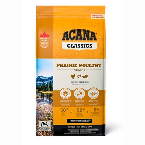 Acana Prairie Poultry Dog 9.7 kg - корм Акана для собак усіх порід 9,7 кг (a56011)