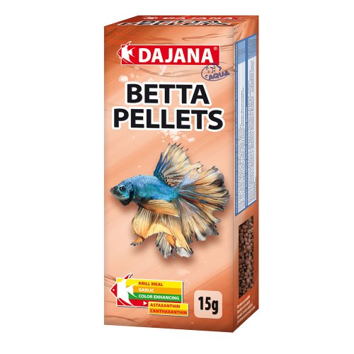 Dajana Betta Pellets - плавающие гранулы Даяна Бетта для петушков и других видов лабиринтовых рыб 15 г (DP124W (5802)
)