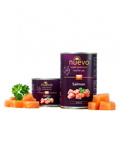 Nuevo Adult Salmon - консерви Нуево з лососем для кішок 400 г (95102)