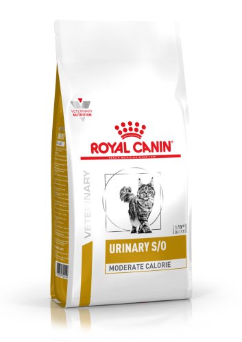 Royal Canin Urinary S/O Moderate Calorie Cat - корм Роял Канин Уринари S/O Модерат Калори для кошек при лечении мочекаменной болезни 400 г (3954004)