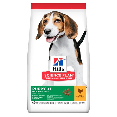 Hills SP Puppy Medium - корм Хілс із куркою для цуценят середніх порід 2,5 кг (604267)