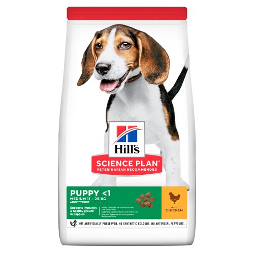 Hills SP Puppy Medium - корм Хілс із куркою для цуценят середніх порід 14 кг (604352)
