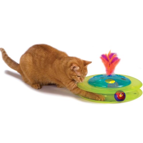 Petstages - трек Петстейджес із м'ячем-пташкою для котів 31 см