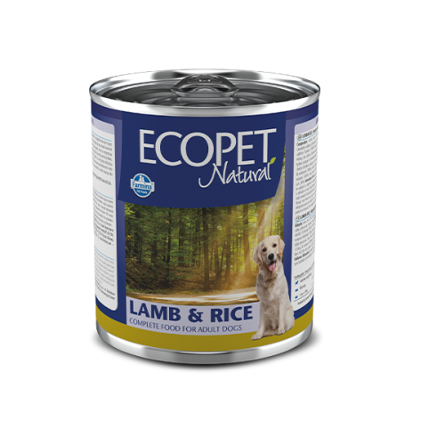 Farmina ECOPET Natural Dog Lamb & Rice - консерви Фарміна для собак з ягням 300 г