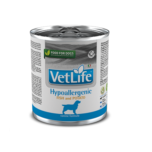 Farmina Vet Life Hypoallergenic Fish & Potato Dog - консерви Фарміна диєтичні для собак при харчовій алергії 300 г