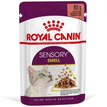 Royal Canin Sensory Smell in Gravy- корм Роял Канін для вибагливих кішок до запаху 85 г (1517001)