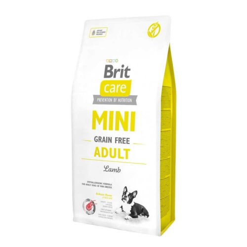 Brit Care GF Mini Adult Lamb - корм Брит з ягням для собак мініатюрних порід 400 г (170771/0114)