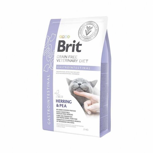 Brit Veterinary Diets Cat Gastrointestinal - корм Брит ветеринарна дієта беззернової для кішок при гострому й хронічному гастроентериті 2 кг (170963/528424)