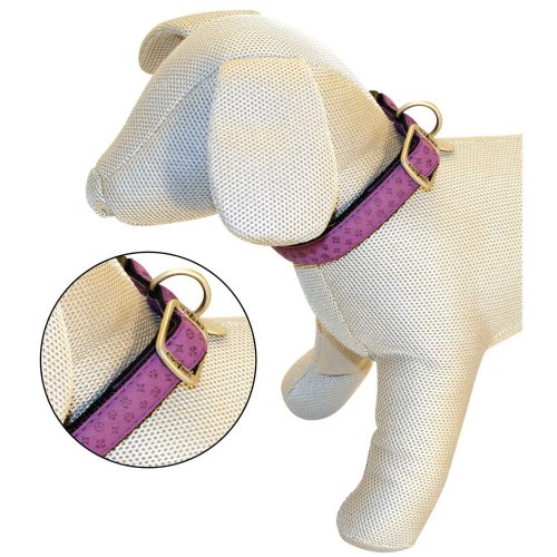 Croci MYLORD - ошейник Croci MYLORD  для собак 2,5×48-70 см кожзам с тиснением фиолетовый (8023222080782)