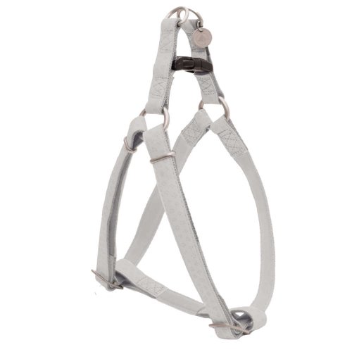 Croci MYLORD - шлея Croci MYLORD для собак 1,5×36-60 см шкірзам з тисненням біла (8023222162013)