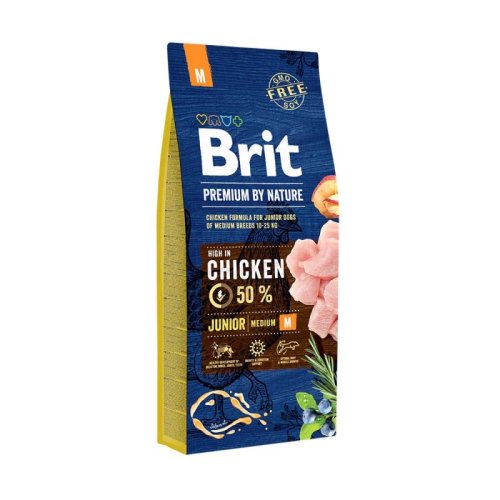 Brit Premium Junior Medium Breed - корм Брит для щенят середніх порід 1 кг (170812/6314)