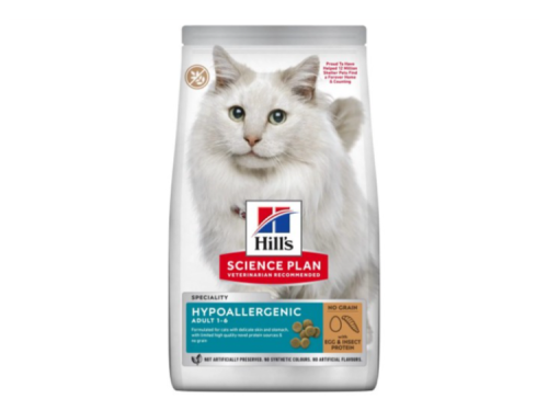 Hills SP Adult Hypoallergenic - корм Хіллс  беззерновий гіпоалергенний для кішок з яйцем 1,5 кг (607869)