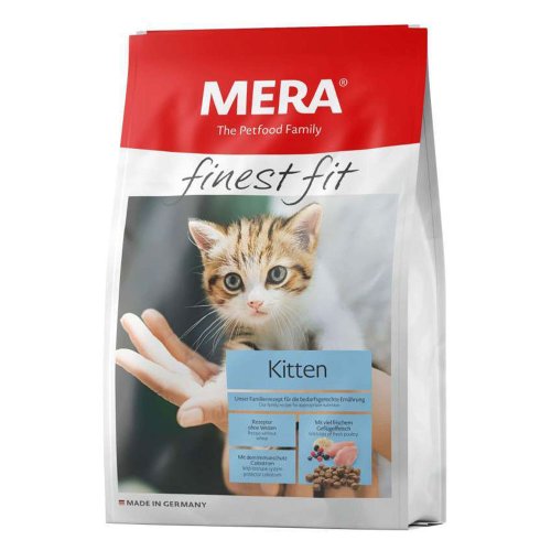 MERA finest fit Kitten корм для котят, со свежим мясом птицы и лесными ягодами, 400 гр