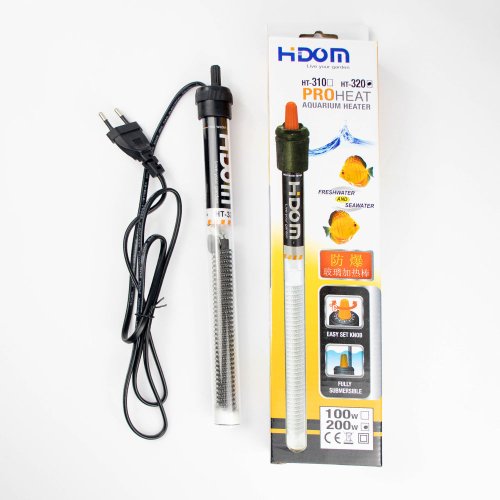 Hidom HT-320 - обогреватель Hidom HT-320 для аквариума до 200 л 200W (HT-320)