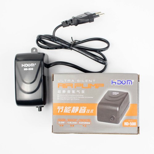 Hidom HD-500  - компрессор  Hidom HD-500 2 W для аквариума до 50 литров  (6945175410749)