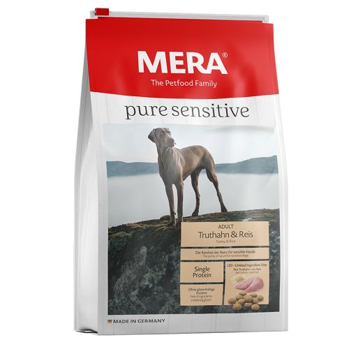 MERA ps Truthahn&Reis корм для взрослых собак с индейкой и рисом 1кг