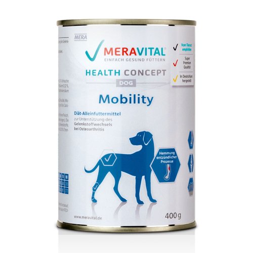 MERA MVH Mobility корм консервированный для взрослых собак при заболеваниях опорно-двигательной системы 400 гр (6 шт/уп)