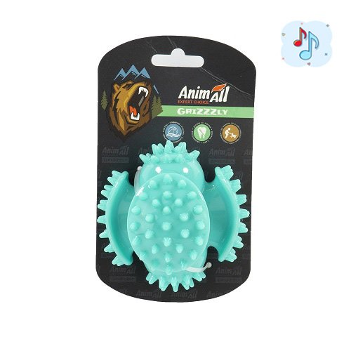 AnimAll AGrizZzly 0136 Іграшка мультифункціональний м'яч, м'ятний (d-9,3см)