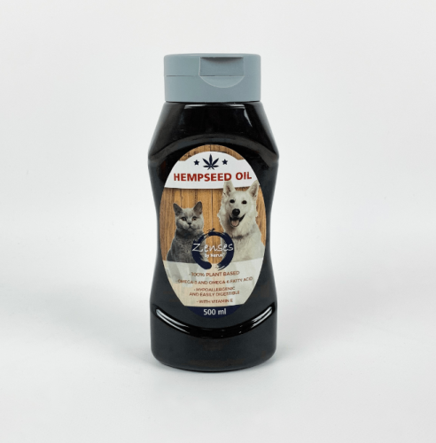 Zenses by Nerus Hempseed Oil - Пищевая добавка конопляное масло 500 мл (09-530)