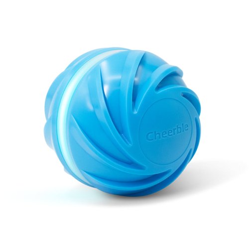 Cheerble Wicked Blue Ball Cyclone - Интерактивный мяч для собак синий (С1803)