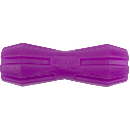 Игрушка Agility для собак Гантель с отверстием 12 см, фиолетовая