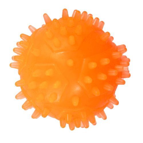 Игрушка Agility для собак Мяч с шипами 4 см, оранжевый