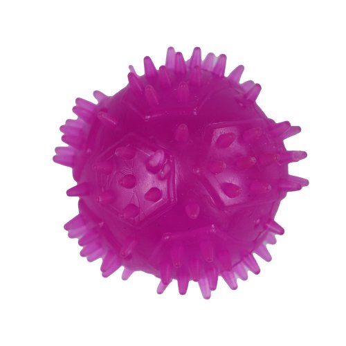 Игрушка Agility для собак Мяч с шипами 4 см, фиолетовый